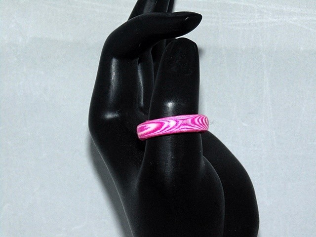 Hot Pink Thomsite Ring (Size 10 1/2)