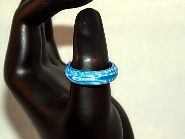 Blue Thomsite Ring (Size 8)