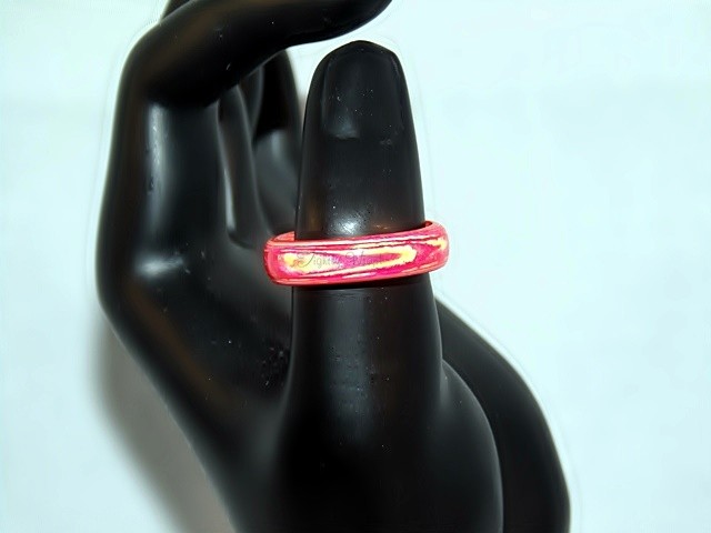 Red and Yellow Thomsite Ring (Size 8 1/2)