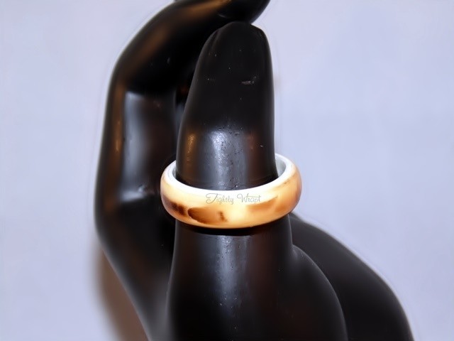 "Burnout" Thomsite Ring (Size 10)