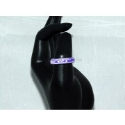 Purple and White Thomsite Ring (Size 8 1/2)