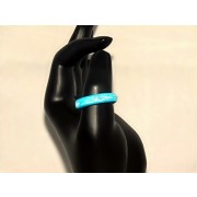 Bright, Sky-Blue Thomsite Ring (Size 10)