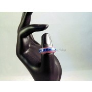 Blue and Red Thomsite Ring (size 7 1/2)