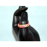 Yellow and Red Thomsite Ring (Size 9)
