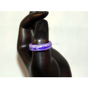 Purple and White Thomsite Ring (Size 9)
