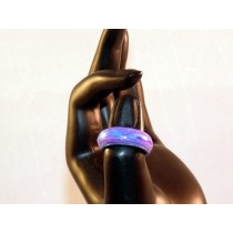 Magenta and Blue Thomsite Ring (Size 7)